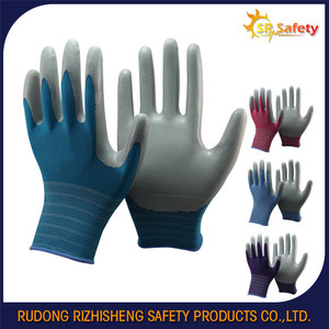 Transparent mesh Non-slip gray <span class=keywords><strong>Nitrile</strong></span> Glove - Product Image 3
