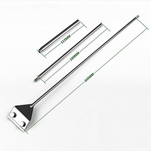Grattoir à algues en acier inoxydable avec <span class=keywords><strong>10</strong></span> lames pour aquarium, plantes aquatiques, verre, aquarium - Product Image 2