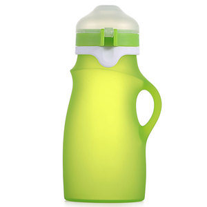 Morbido spremere bpa libero del sacchetto riutilizzabile del bambino del silicone - Product Image 2