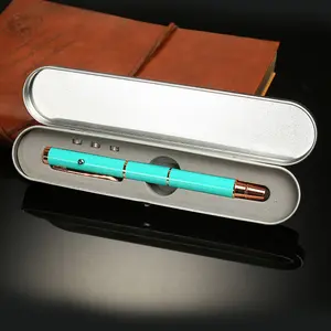 4 in 1 LED-Licht Laserpointer Touchscreen-Stift Stylos Multifunktions-Kugelschreiber