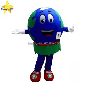 Funtoys CE Volwassen Wereld Globe Aarde Mascot Kostuum