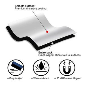 12 X 8 Inches Magnetic Dry Erase <strong>Kitchen</strong> Fridge Shopping List Custom Office <strong>Notice</strong> Dry Erase Magnetic White <strong>Board</strong> - Product Image 6