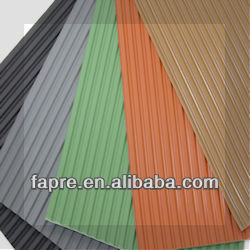 Tapis de sol antidérapant en caoutchouc ondulé fin et étroit de 3mm avec services de traitement de coupe et de moulage Format en rouleau - Product Image 6