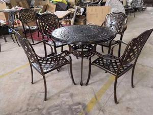 Al aire libre muebles de jardín de hierro fundido <span class=keywords><strong>bistro</strong></span> mesa y silla - Product Image 4