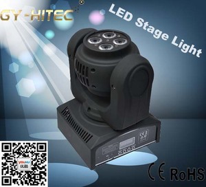 Dos Caras cabeza móvil, dos lados 4 * 10W RGBW LED de cabeza móvil, mini llevó la luz satge - Product Image 3
