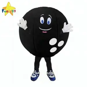 Funtoys CE Black Bowling ball Cosplay mascot costume