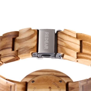 Crea il tuo marchio Cassa dell'<span class=keywords><strong>orologio</strong></span> e quadrante in un pezzo di legno <span class=keywords><strong>orologio</strong></span> con polso nastro per il legno dalla fabbrica Della Cina. Reloj de madera... - Product Image 4