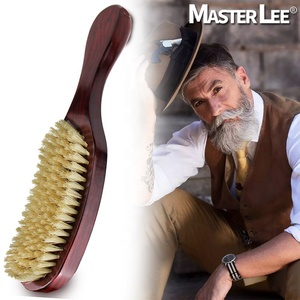 Spazzola per capelli <span class=keywords><strong>con</strong></span> spazzola per baffi in setola 360 onda <span class=keywords><strong>barba</strong></span> <span class=keywords><strong>con</strong></span> manico in legno personalizzato in legno - Product Image 4