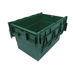 Kotak Penyimpanan Tutup Terpasang Kotak Pengiriman Biru Besar Grosir Tote Plastik - Product Image 1