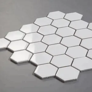 Baru Kedatangan 2 "Hexagon Mosaik Ubin Keramik