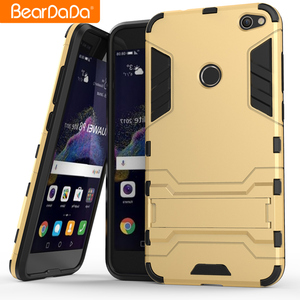 Cao Tác Động <span class=keywords><strong>tpu</strong></span> pc kickstand điện thoại di động <span class=keywords><strong>case</strong></span> cho <span class=keywords><strong>huawei</strong></span> honor 8 lite cover quay lại - Product Image 4