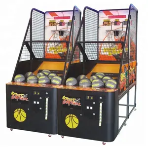 실내 Mmusement 동전 미는 사람 판매를 위한 운영한 기계 아케이드 게임 농구 아케이드