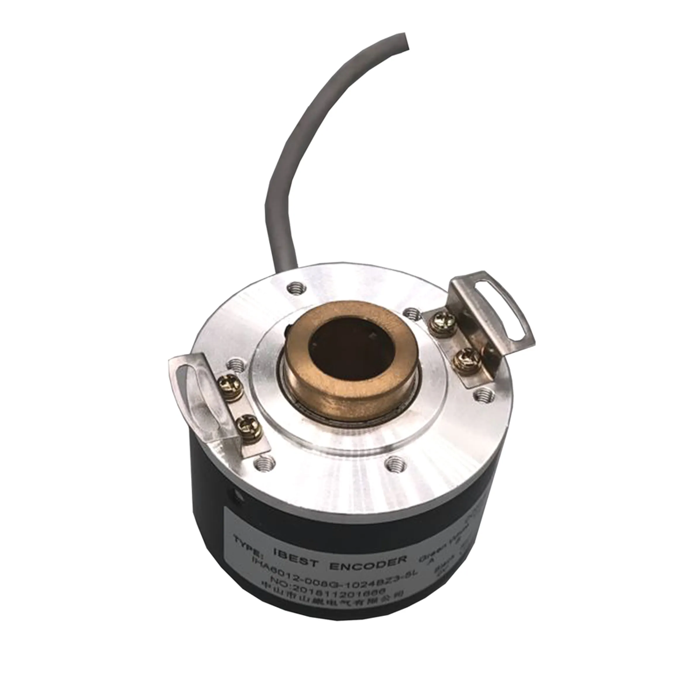 IHA6210 10mm 12mm Hollow Şaft Artımlı Optik Optik Motor Döner Kodlayıcı 1024/2048/2500PPR 5Vdc /12 V/24 V (IBEST)