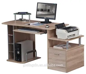 Wooden office furniture office workstation modern executive desk office table design computer desk writing table(DX-202)