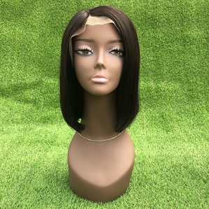 Parrucca taglio <span class=keywords><strong>bob</strong></span> capelli umani frontale in pizzo con capelli del bambino parrucche diritte per capelli umani <span class=keywords><strong>bob</strong></span> corto - Product Image 1