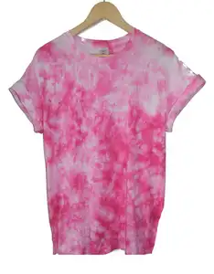 Retro zomer t-shirt dip dye festival hippy tie dye t-shirt handgemaakte kids top Vintage kinderen tie dye t shirt