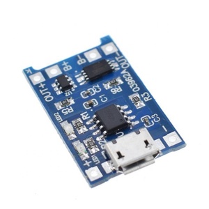 Placa de carga para cargador de batería de litio, módulo <span class=keywords><strong>Micro</strong></span> <span class=keywords><strong>USB</strong></span> de 5V, 1A, 18650, <span class=keywords><strong>TP4056</strong></span>, con protección, funciones duales, Li-ion de 1A - Product Image 3