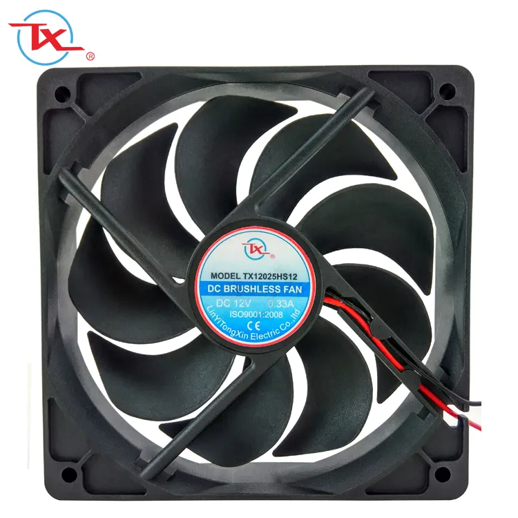 12v24v 120mm DC Brushless Computer Cooling Fan 12025 120x120x25mm PC Case Fan 4 pin PWM Controller