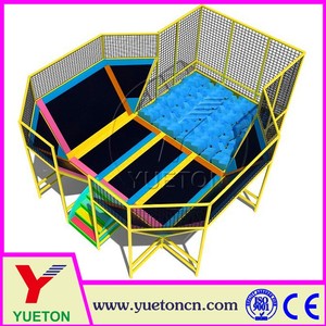 Parc de <span class=keywords><strong>trampoline</strong></span> industriel de style libre en intérieur à louer en Chine - Product Image 3