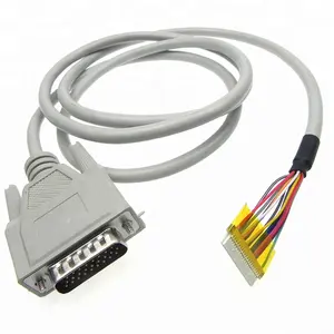 Benutzer definierte USB-Kabel LCD-TV VGA DB25-Anschluss an DF19 20-polige lvds-Kabel baugruppe