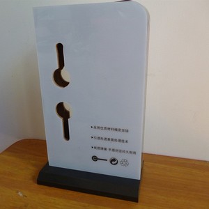 עץ דלת מנעול תצוגת stand, דלת מנעול תצוגת מדף, מצלמת נעילת תצוגת מדף - Product Image 2