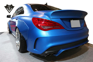 Nouveaux kits de carrosserie large pour CLA, passages de roues FRP, ailes au design féerique avec clips pour Mercedes-Benz CLA W117, installation par clips. - Product Image 3
