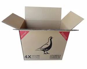 Оптовые продажи номер 2 картон-Экологичная цветная гофрированная картонная коробка на заказ, миска для одежды, упаковочная бумага, коробка для доставки, коробка из гофрированного картона, 5 слоев
