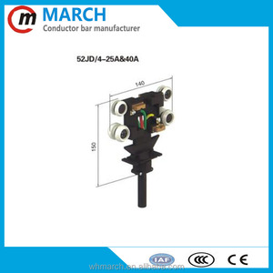 Sistema de rieles en el techo de la Torre Tubular Eléctrica Segura grúa riel de alimentación - Product Image 5