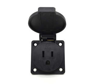 Canada/Đài Loan/Brazil không thấm nước tường ổ cắm IP44 15A với bìa Panel núi CE ROHS được phê duyệt - Product Image 6