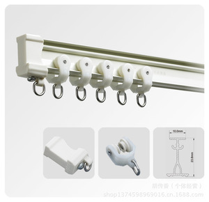 Cortinas y cenefas modernas de lino de imitación de <span class=keywords><strong>colores</strong></span> sólidos, tratamientos opacos para ventanas de dormitorio y sala de estar - Product Image 5