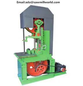 Vertical Band Sawmill With Carriage , Wood Band Saw Machine