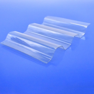 Corrugado policarbonato transparente trapezoidal hoja de onda - Product Image 1