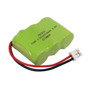 Batería recargable ni-mh <span class=keywords><strong>para</strong></span> receptor de collares dogtra, personalizada, precio de fábrica, 3,6 v, 1/2AAA, 200mah, 210mAh, 300amh - Product Image 1
