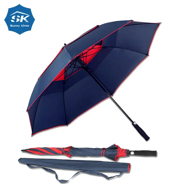 Guarda-chuva à prova de vento, guarda-chuva e guarda-chuva da academia de cores diferentes