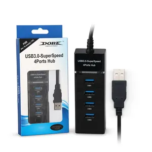 Aksesori Game USB Hub 4 Port 3.0 Kecepatan Super dengan Kabel Untuk Play Station4 PS4