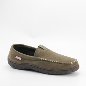 Commercio all'ingrosso di Gomma Piuma di Memoria Accoglienti degli uomini Indoor Outdoor Mocassino Pantofole Microsuede Anti-Slip Mocassini <span class=keywords><strong>Scarpe</strong></span> - Product Image 1