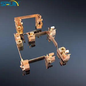 Electrical earth pole copper stamping parts for sockets and switches