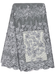 Bestway Tissu africain en dentelle <span class=keywords><strong>2018</strong></span> avec pierres et perles pour robes de dame FL0354 - Product Image 3