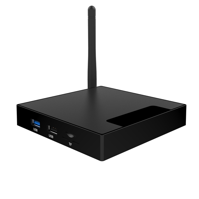 Android TV Box 8.1, 4GB RAM+32GB ROM Elebao X2 Max Quad-Core 2.4GHz Support BT 4.1/WiFi/3D/4K/H.265 Smart TV Box