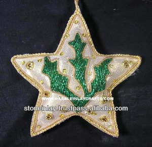 Handmade <b>Hanging</b> Xmas Ornaments <b>Star</b> - Product Image 1