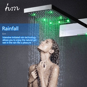 Nuovo Design di Lusso <span class=keywords><strong>Multifunzione</strong></span> Soffitto Ha Condotto Set <span class=keywords><strong>Doccia</strong></span> A Cascata Pioggia <span class=keywords><strong>Soffione</strong></span> <span class=keywords><strong>doccia</strong></span> con Miscelatore Termostatico Valvola E <span class=keywords><strong>Doccia</strong></span> A Mano - Product Image 2