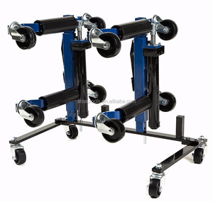 1500lbs coche hidráulico posicionamiento Jack 12 pulgadas rueda de 4-paquete + soporte TUV/GS CE - Product Image 2