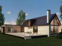 Calibre léger pour construction de maisons, Villa de luxe, avec cadre en acier, construction rapide