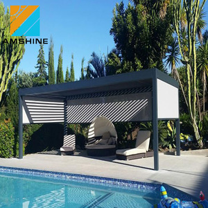 Pérgola de Buen Precio, Nueva Era <span class=keywords><strong>para</strong></span> <span class=keywords><strong>Terrazas</strong></span>, Techo de Celosía <span class=keywords><strong>para</strong></span> Jardín de Lujo - Product Image 6