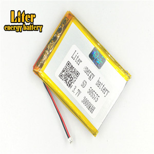 Plug 1,25-2 P 3,7 V 505575 rechargeable 3000 mah lipo battery solar Battery free li-ion battery Battery lithium polymer battery with PCM - Product Image 1