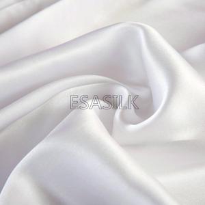 Queen Size 22mm <span class=keywords><strong>federa</strong></span> di pura seta <span class=keywords><strong>con</strong></span> <span class=keywords><strong>cerniera</strong></span> bianca 100% di gelso in seta morbida tessuto solido per casa Hotel scatola imballata - Product Image 2