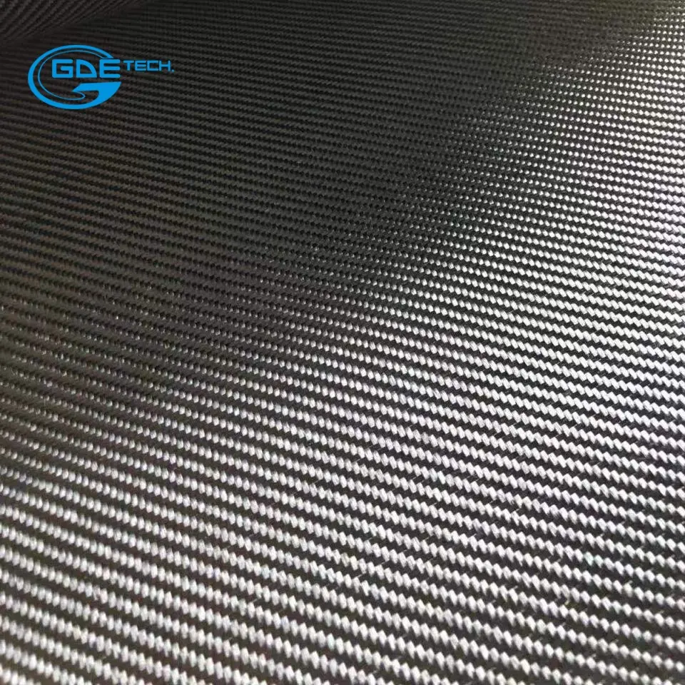 Low price of anti cutting kevlar fabric for garment black color