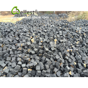 Tự nhiên màu đen bazan sỏi đá đá đá khối tự nhiên hoàn thành đá - Product Image 2