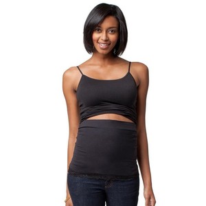 KY 2021เสื้อผ้าคนท้องสำหรับคุณแม่ผ้าลูกไม้สีดำและสีขาวสีดำ - Product Image 3