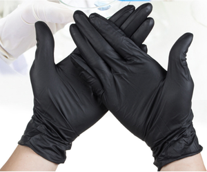 Pas cher Noir jetable Médical d'examen chirurgical <span class=keywords><strong>en</strong></span> <span class=keywords><strong>latex</strong></span> stérile <span class=keywords><strong>gants</strong></span> - Product Image 1
